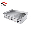 Grace Kitchen Stainless Steel Half Flat Half Grooved Electric Burger Grill Machine